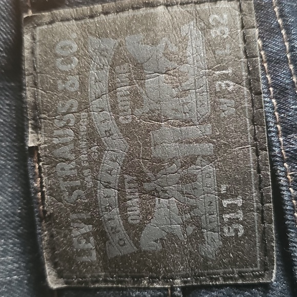 Levi's 511 Dark Wash Red Tab Mens Jeans 31x32 NWOT - Picture 10 of 10